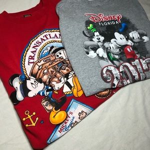 Red Disney Transatlantic Tee